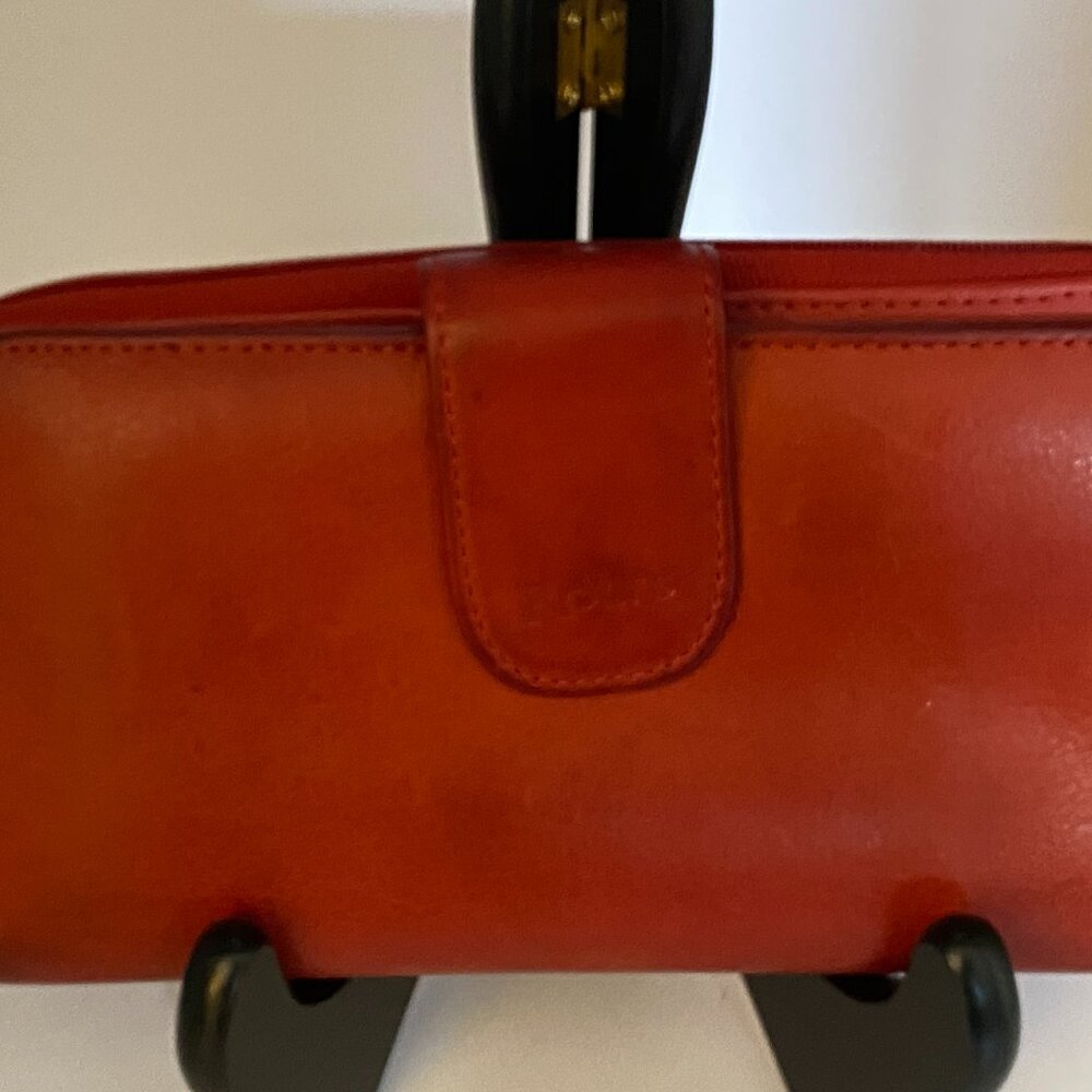 Rolfs Red Genuine Leather Wallet